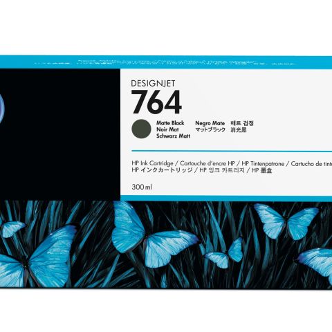 HP 764 300-ml Matte Black DesignJet Ink Cartridge cartouche d'encre 1 pièce(s) Original Noir mat