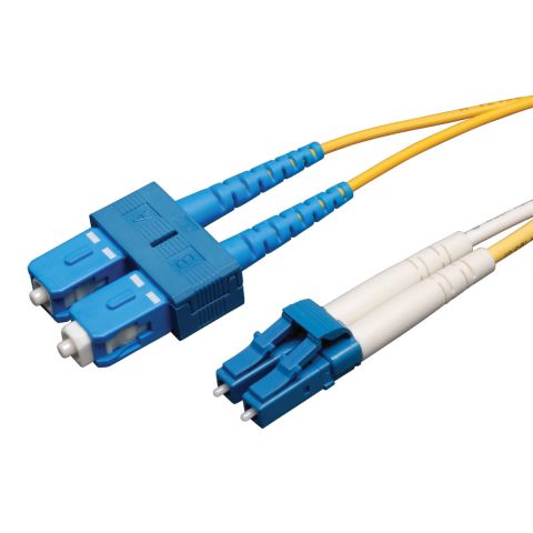 Tripp Lite N366-03M câble de fibre optique 3 m LC SC OFNR Jaune