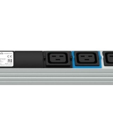 Knürr PDU DI-STRIP, basique, 0U/1U, entrée CEI 60309 230\/400V 3x16A, sorties (6)C19