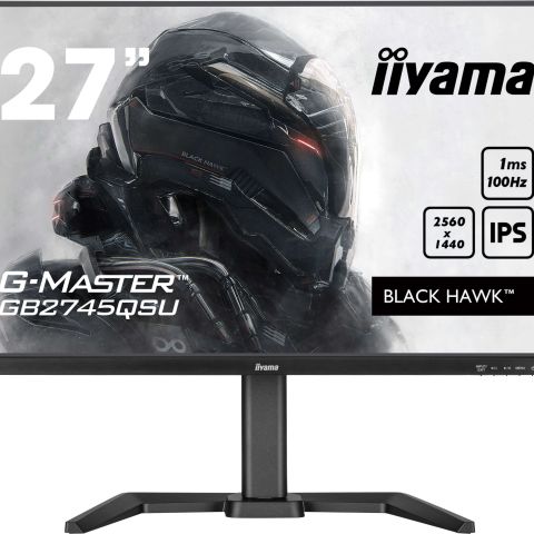 iiyama G-MASTER GB2745QSU-B2 écran plat de PC 68,6 cm (27") 2560 x 1440 pixels Wide Quad HD LED Noir