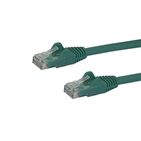 StarTech.com Câble réseau Cat6 Gigabit UTP sans crochet de 2m - Cordon Ethernet RJ45 anti-accroc - M/M - Vert