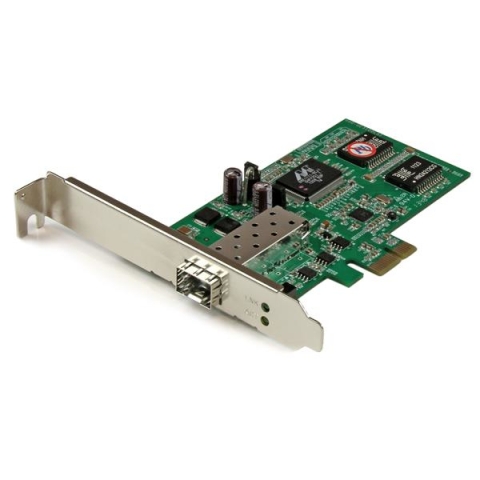 StarTech.com Carte réseau PCI Express à 1 port fibre optique Gigabit Ethernet avec SFP ouvert