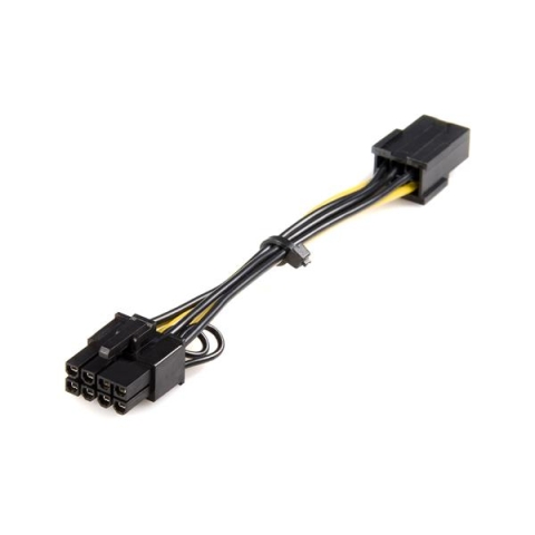 StarTech.com Câble adaptateur d'alimentation PCI Express à 6 broches vers 8 broches de 15 cm