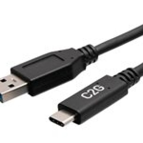 1.5ft USB 3.0 USB-C TO USB-A M/M BLK