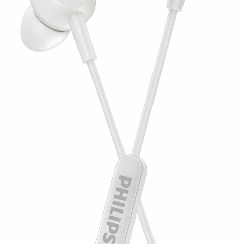 Philips TAE5008WT/00 écouteur/casque Avec fil Ecouteurs Appels/Musique USB Type-C Blanc