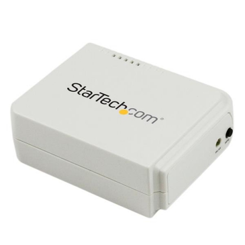 StarTech.com Serveur d'impression USB 2.0 sans fil N avec port Ethernet 10/100 Mb/s