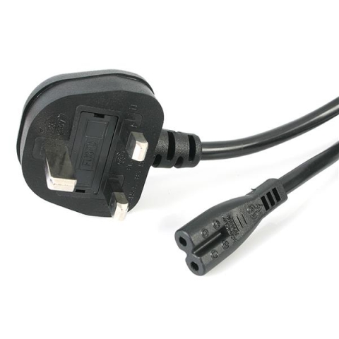 1m UK Plug to C7 Power Cord