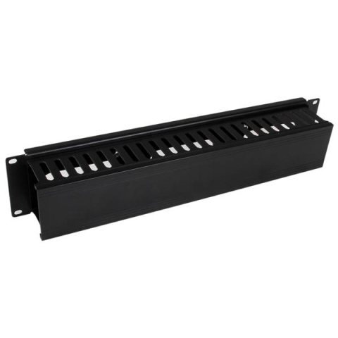 StarTech.com Panneau / Goulotte de gestion de câbles horizontal 2U pour rack de serveur