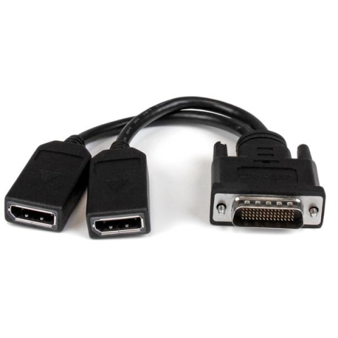 StarTech.com Câble adaptateur DMS-59 (LFH) vers 2x DisplayPort de 20cm - Câble en Y DMS 59 (M) vers double DP (F)