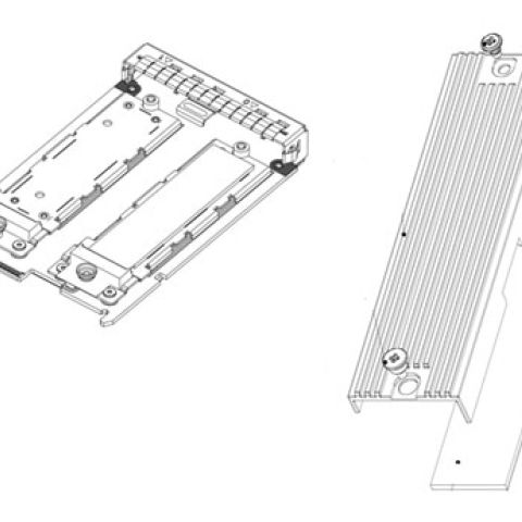 DELL 490-BLDD carte et adaptateur d'interfaces Interne M.2