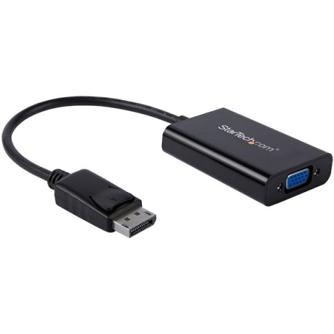 StarTech.com Adaptateur vidéo DisplayPort vers VGA avec audio - M/F - 1920x1200 / 1080p - Noir