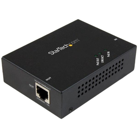 StarTech.com Répéteur Gigabit PoE+ à 1 port