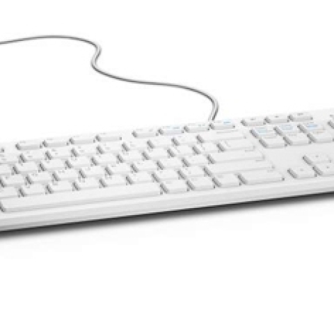 DELL Clavier filaire - KB216 - Royaume-Uni (QWERTY) - blanc