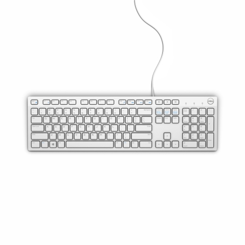 KB216 clavier USB QWERTZ Allemand Blanc