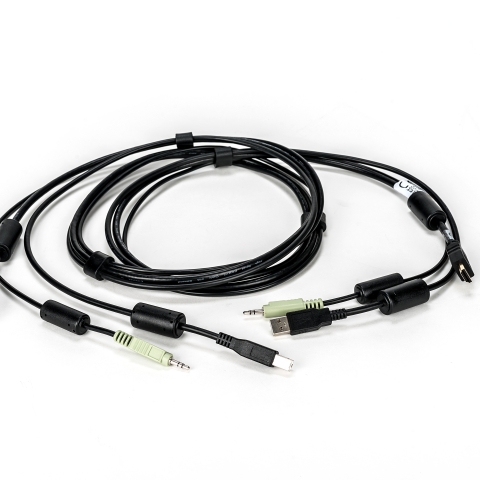 CABLE 1-HDMI/1-USB/1-AUDIO 6FT (SC840H)