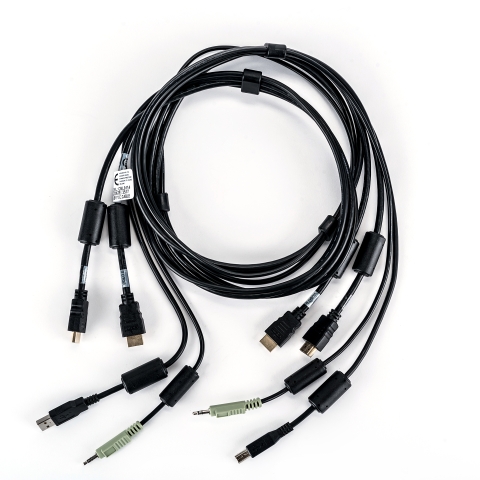 CABLE 2-HDMI/1-USB/1-AUDIO 6FT (SC940H)