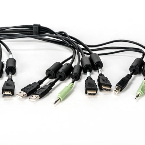CABLE 2-HDMI/2-USB/1-AUDIO 6FT (SC945H)