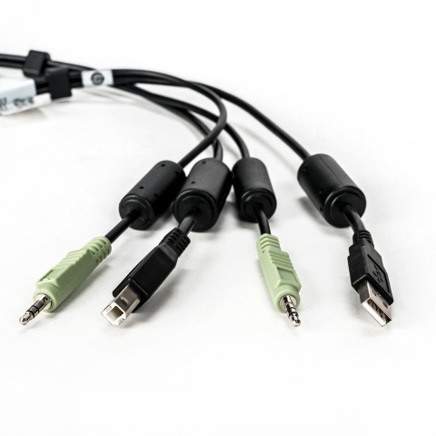 CABLE ASSY 1-USB/1-AUDIO 6FT (SCKM140)