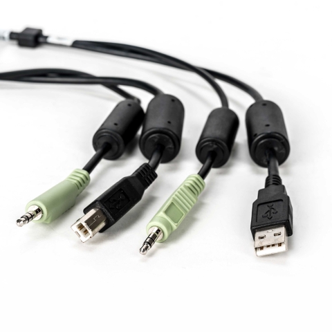 CABLE ASSY 1-USB/1-AUDIO 10FT (SCKM140)