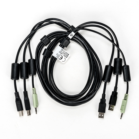 CABLE ASSY 2-USB/1-AUDIO 6FT (SCKM145)