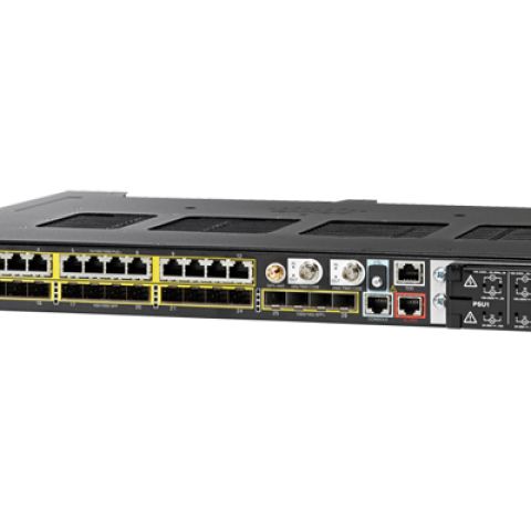 Cisco IE-5000 Géré L2/L3 Gigabit Ethernet (10/100/1000) Connexion Ethernet, supportant l'alimentation via ce port (PoE) 1U Noir