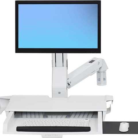 Ergotron Sit-Stand Combo Arm with Worksurface