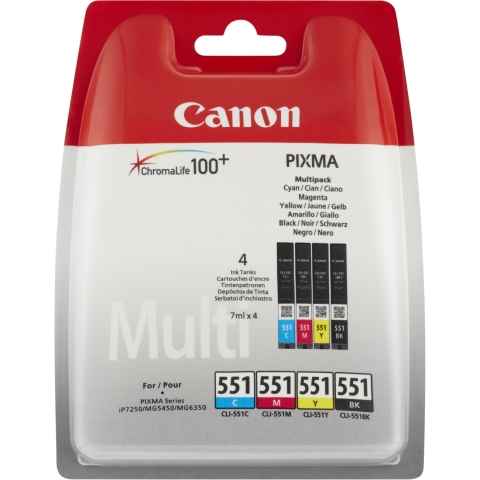 Canon CLI-551 C/M/Y/BK Photo Value Pack