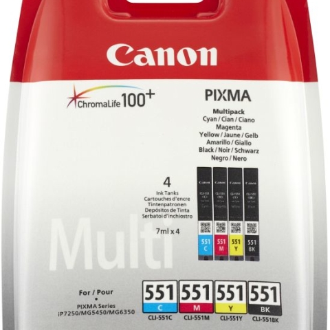 Canon CLI-551 C/M/Y/BK Photo Value Pack