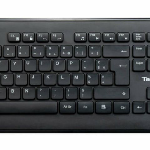 Targus AKM610FR clavier Souris incluse RF sans fil AZERTY Français Noir
