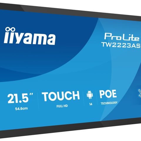 iiyama ProLite TW2223AS-B3P écran plat de PC 54,6 cm (21.5") Écran tactile