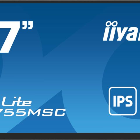 iiyama ProLite T2755MSC-B1 écran plat de PC 68,6 cm (27") 1920 x 1080 pixels Full HD LED Écran tactile Dessus de table Noir