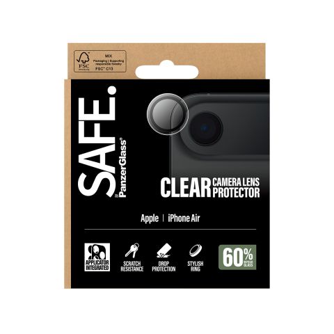 PanzerGlass SAFE. by ® Camera Lens Protector Transparent iPhone Air Protection d'écran transparent Apple 1 pièce(s)