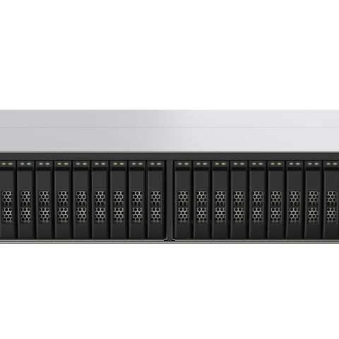 QNAP TS-h2490FU NAS Rack (2 U) EPYC 7302P 256 Go DDR4 QuTS hero Noir, Gris