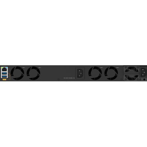 NETGEAR M4350-24X4V Géré L3 10G Ethernet (100/1000/10000) Connexion Ethernet, supportant l'alimentation via ce port (PoE) 1U Noir
