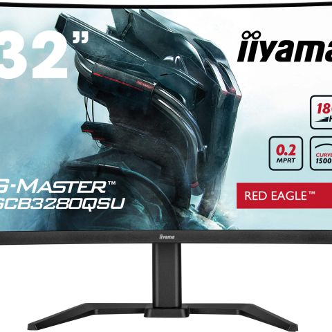 iiyama G-MASTER GCB3280QSU-B2 écran plat de PC 81,3 cm (32") 2560 x 1440 pixels Dual QHD LED Noir