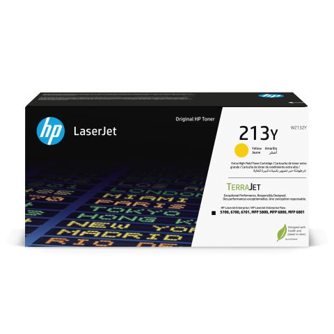 HP 213Y Toner LaserJet authentique Extra-grande capacité Jaune