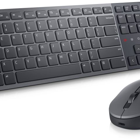 DELL KM900 clavier Souris incluse RF sans fil + Bluetooth QWERTY US International Graphite