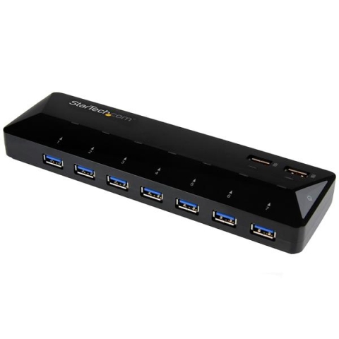 StarTech.com Hub USB 3.0 à 7 ports plus ports dédiés à la charge