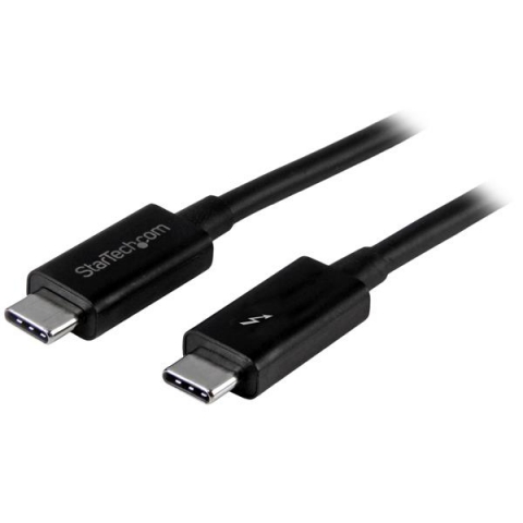 StarTech.com Câble Thunderbolt 3 (20 Gb/s) USB-C de 2 m - Compatible Thunderbolt, USB et DisplayPort - M/M