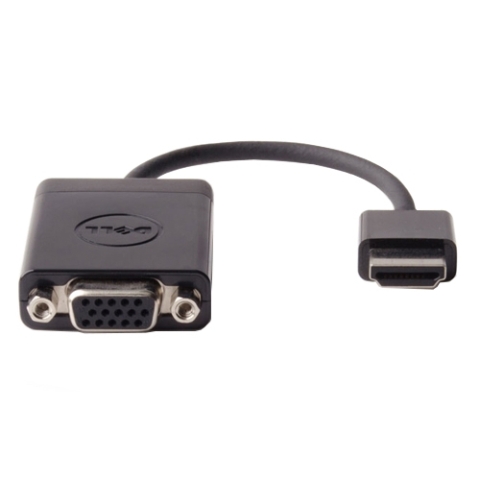 DELL DAUBNBC084 câble vidéo et adaptateur HDMI VGA (D-Sub) Noir