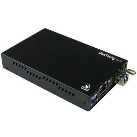 GbE Fiber Media Converter - SM LC 20 km