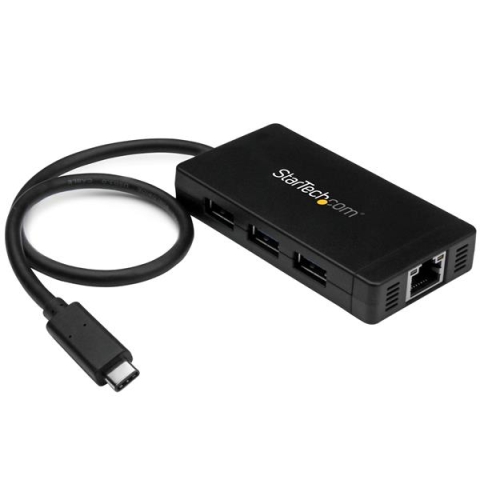 StarTech.com Hub USB-C à 3 ports avec Gigabit Ethernet