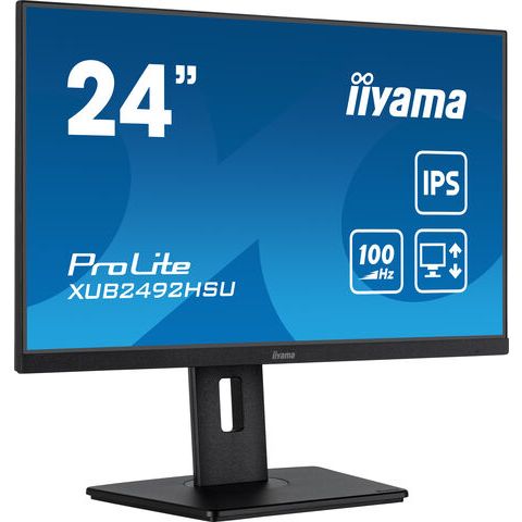iiyama XUB2492HSU-B6 écran plat de PC 60,5 cm (23.8") 1920 x 1080 pixels Full HD LED Noir