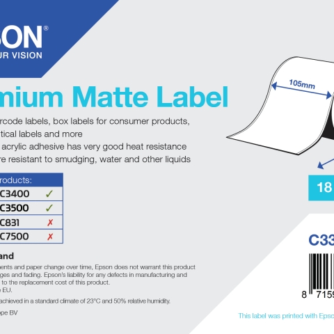 Premium Matte Label
