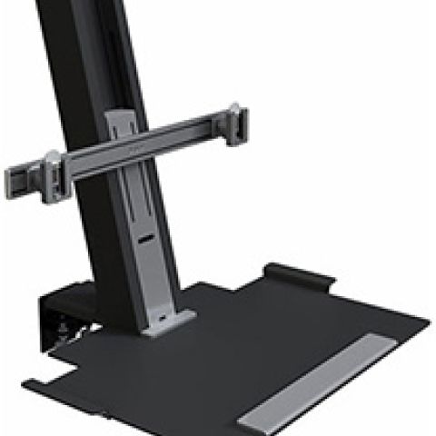 Humanscale QuickStand Noir, Gris Bureau