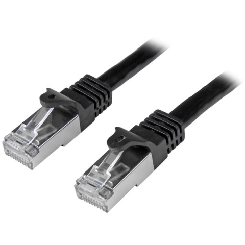 StarTech.com N6SPAT3MBK câble de réseau Noir 3 m Cat6 SF/UTP (S-FTP)