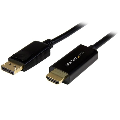 StarTech.com Câble adaptateur DisplayPort vers HDMI de 3 m - M/M - 4K 30 Hz - Noir
