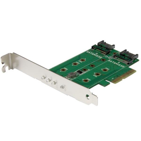 StarTech.com Adaptateur SSD M.2 NGFF à 3 ports