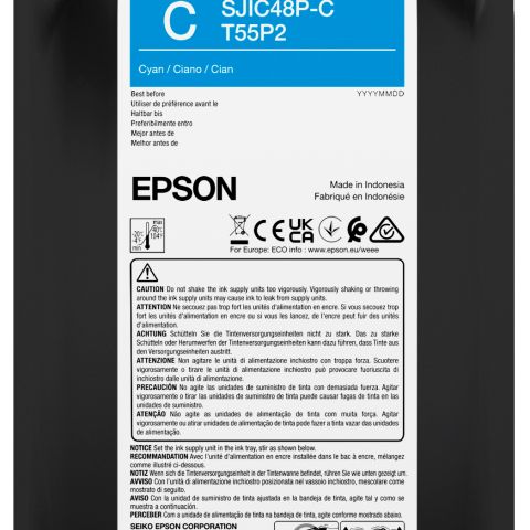 Epson SJIC48P-C cartouche d'encre 1 pièce(s) Original Cyan