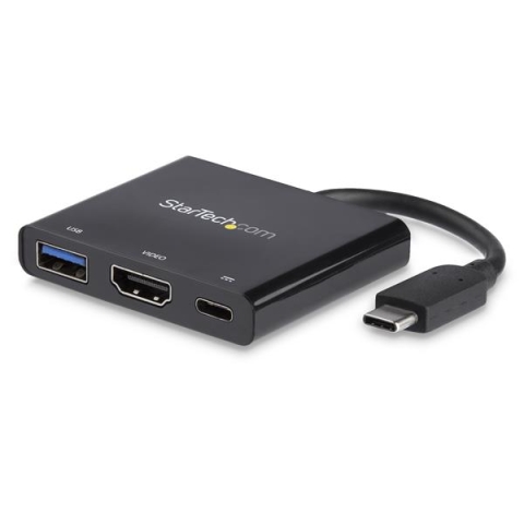 StarTech.com Adaptateur multiport USB-C vers HDMI avec Power Delivery et port USB-A
